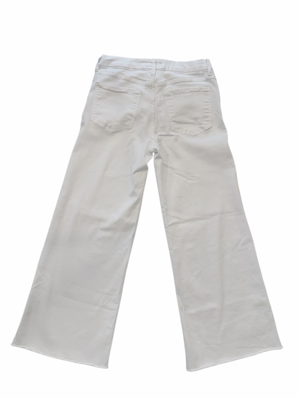 ✨ KUT From The Kloth Meg Fab Ab Wide Leg Crop Jeans White Size 6 - Picture 6 of 8